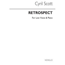 Cyril Scott: Retrospect-low Voice/Piano (Key-c)