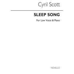 Cyril Scott: Sleep Song-low Voice/Piano (Key-d Minor)