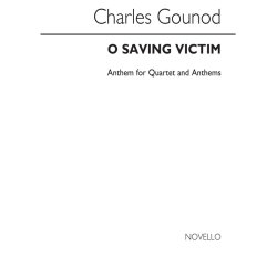 Gounod O Saving Victim Satb