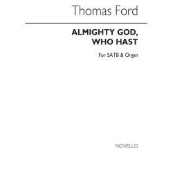 Ford Almighty God Who Hast Me Brought Satb/Org