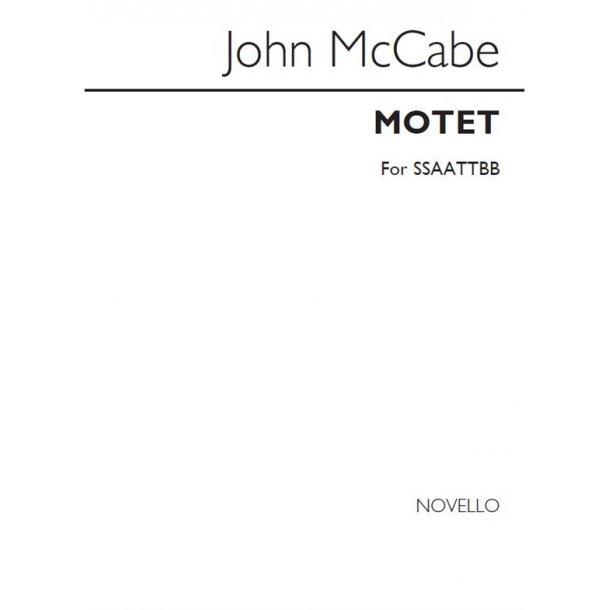 McCabe: Motet for Double Choir