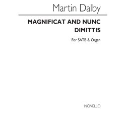 Dalby: Magnificat &amp; Nunc Dimittis (Paisley Abbey) for SATB Chorus with Organ acc.