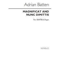 Batten: Magnificat &amp; Nunc Dimittis (3rd Verse Service) for SATB Chorus