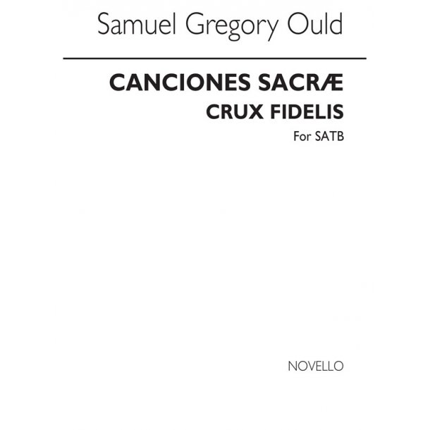 Waddington, Sp Crux Fidelis Satb Quartet/Satb Chorus/Pf(For Rehearsal)