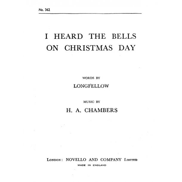 H.A.Chambers: I Heard The Bells On Christmas Day