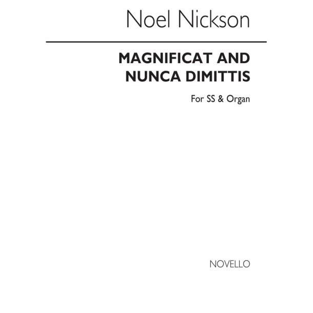Nickson Magnificat And Nunc In A Minor