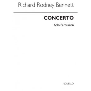 Richard Rodney Bennett: Percussion Concerto Solo Part
