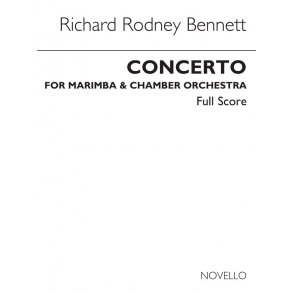 RR Bennett: Concerto For Marimba & Chamber Orchestra (Full Score)