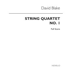 David Blake String Quartet No.1 Full Score