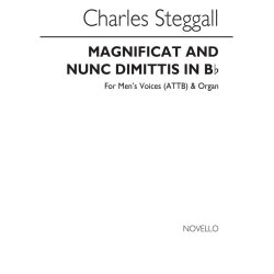 STEGGALL CHARLES MAGNIFICAT AND NUNC DIMITTIS IN Bb ATBB & ORGAN CHOR