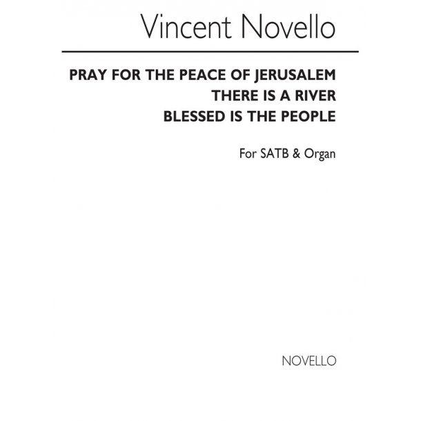 Vincent Novello: Three Short Anthems Satb/Organ