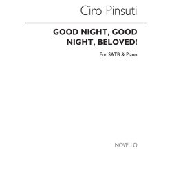 Ciro Pinsuti: Good Night, Good Night, Beloved! Satb/Piano