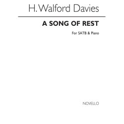 Walford-davies A Song Of Rest Satb/Piano