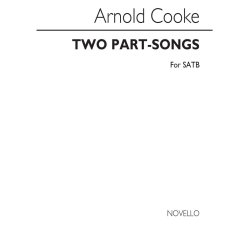 COOKE TWO PART SONGS HEY NONNY NO & DAWN SATB & PIANO REHEARSAL ONLY