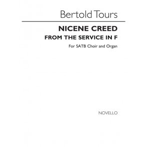 Berthold Tours: The Nicene Creed In F (From Tours Service In F) Satb/Organ