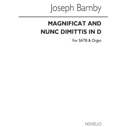 Sir Joseph Barnby: Magnificat And Nunc Dimittis In D Satb/Organ