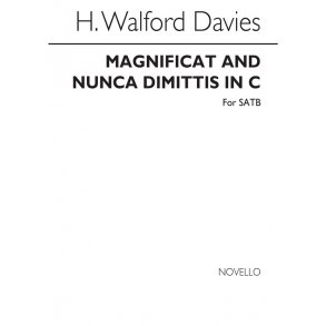 Walford Davies: Magnificat And Nunc Dimittis In C for SATB Chorus