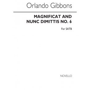 Gibbons: Magnificat And Nunc Dimitis No. 6 SATB