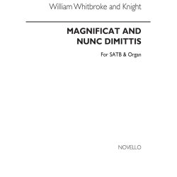 Whitbroke, W Magnificat And Nunc Dimittis Faux Bourdon Satb/Organ