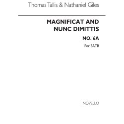 Tallis/Giles Magnificat &amp; Nunc Dimittis No.6a Satb