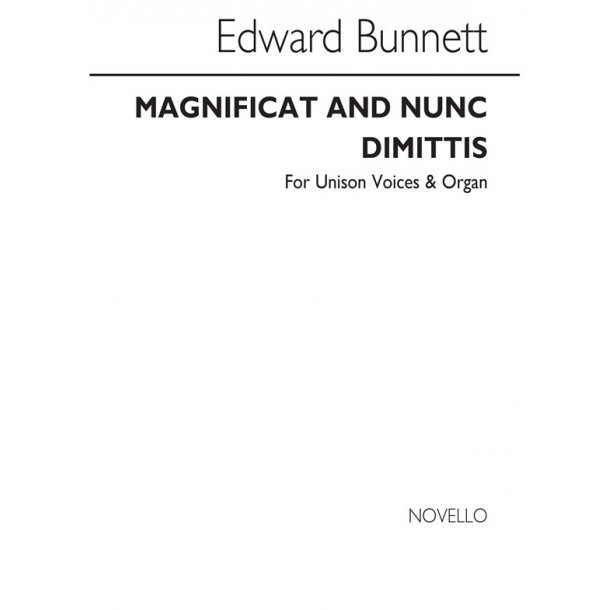 Edward Bunnett: Magnificat And Nunc Dimittis In A Satb/Organ