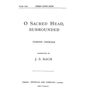 Hasler O Sacred Head Surrounded(Hymn)in Eb  Satb/Org (Harm. By Bach)