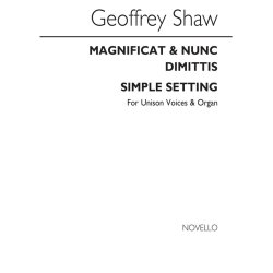 Geoffrey Shaw: Magnificat And Nunc Dimittis Simple Setting