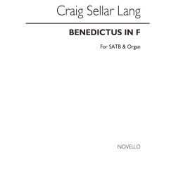 C.S. Lang: Benedictus In F Satb/Organ