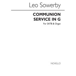 Sowerby, L Communion Service In G Satb/Organ