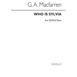 Macfarren Who Is Sylvia? Sstb/Piano