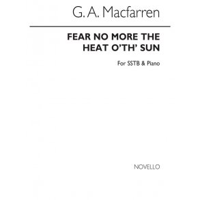 Macfarren Fear No More The Heat O' Th' Sun Sstb/Piano