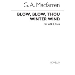 Macfarren Blow, Blow, Thou Winter Wind Sstb/Piano