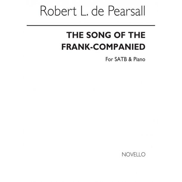 Pearsall, R  Song Of The Frank Companies, The  Satb/Pf
