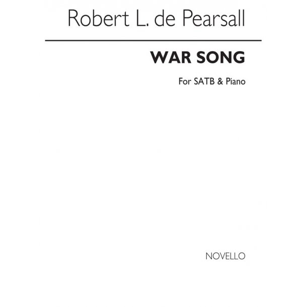 Pearsall  War Song  Satb/Pf