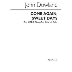 Dowland Come Again Sweet Days Satb