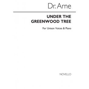 Arne Under The Greenwood Tree Voice/Piano