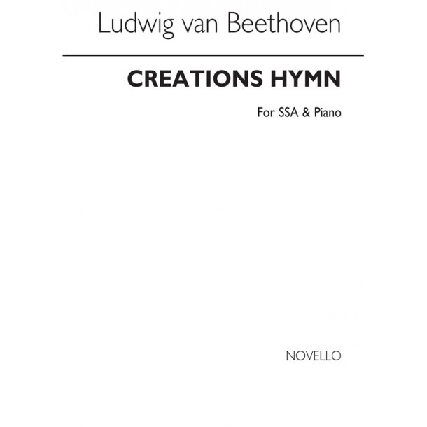 Beethoven Creations Hymn Ssa/Pf