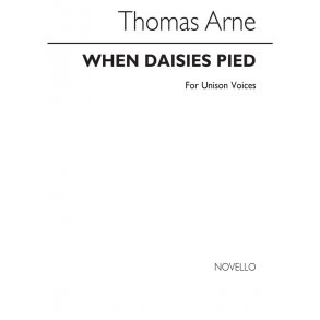 Arne When Daisies Pied Unison