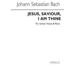 Bach Jesus, Saviour, I Am Thine Unison And Piano