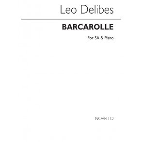 Delibes Barcarolle Soprano/Alto/ Piano
