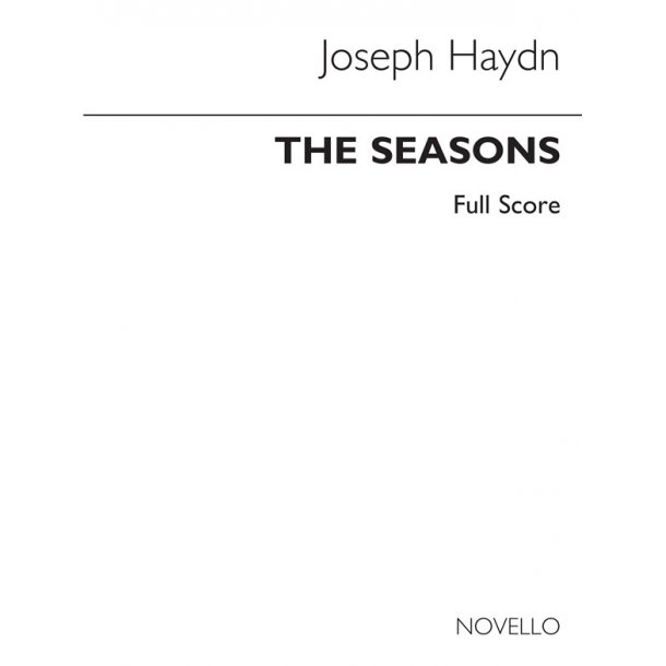 HAYDN JOSEPH THE SEASONS (PILKINGTON) ORCHESTRA FULL SCORE