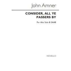 John Amner: Consider All Ye Passers By