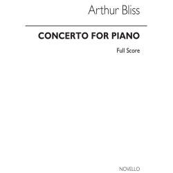 Bliss: Concerto For Piano (Miniature Score)