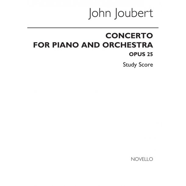 Joubert: Concerto For Piano &amp; Orchestra (Study Score)