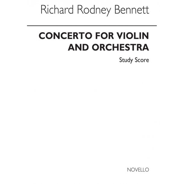 RR Bennett: Concerto For Violin (Score)
