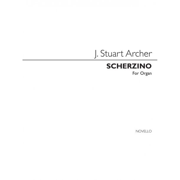 ARCHER J STUART SCHERZINO ORGAN BOOK