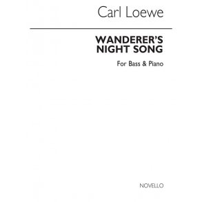 Carl Loewe: Wanderer's Night Song (Bass And Piano