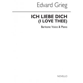 Grieg, E Ich Liebe Dich In Bb Mezzo-soprano Or Baritone And Piano