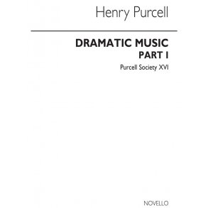 Purcell Society Volume - 16 Dramatic Music Part I (Original Engraving)