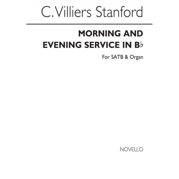 Stanford, Benedictus From Communion Service In B Flat Satb/Organ